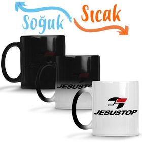 Baskı Dükkanı KB10914 Jesus Top Porselen Kupa Bardak