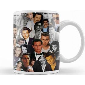 Baskı Dükkanı KB10930 Johnny Depp Collage Porselen Kupa Bardak