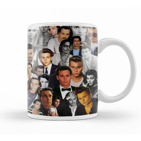 Baskı Dükkanı KB10930 Johnny Depp Collage Porselen Kupa Bardak