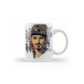Baskı Dükkanı KB10932 Johnny Depp No Back Porselen Kupa Bardak