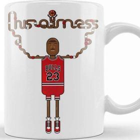 Baskı Dükkanı KB10942 Jordan The Life Porselen Kupa Bardak