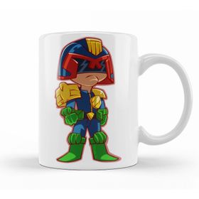 Baskı Dükkanı KB10953 Judge Dredd Porselen Kupa Bardak