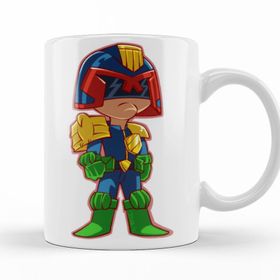 Baskı Dükkanı KB10953 Judge Dredd Porselen Kupa Bardak