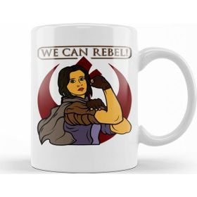 Baskı Dükkanı KB10967 Jyn Erso We Can Rebel Rogue One Porselen Kupa Bardak