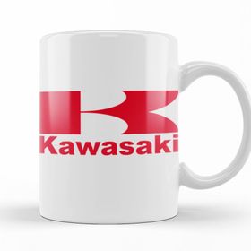 Baskı Dükkanı KB10994 Kawasaki Logo Porselen Kupa Bardak