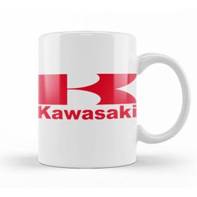 Baskı Dükkanı KB10994 Kawasaki Logo Porselen Kupa Bardak