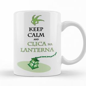 Baskı Dükkanı KB11005 Keep Calm Clica Na Lanerna Porselen Kupa Bardak