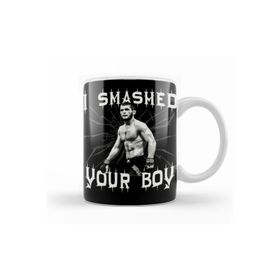 Baskı Dükkanı KB11020 Khabib Nurmagomedov I Smashed Your Boy Porselen Kupa Bardak