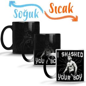Baskı Dükkanı KB11020 Khabib Nurmagomedov I Smashed Your Boy Porselen Kupa Bardak