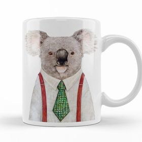 Baskı Dükkanı KB11046 Koala Graphic Porselen Kupa Bardak