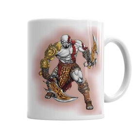 Baskı Dükkanı KB11052 Kratos Death And Rage Porselen Kupa Bardak