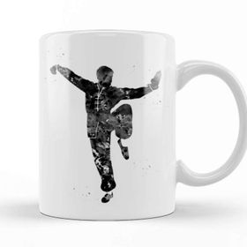 Baskı Dükkanı KB11055 Kung Fu Porselen Kupa Bardak