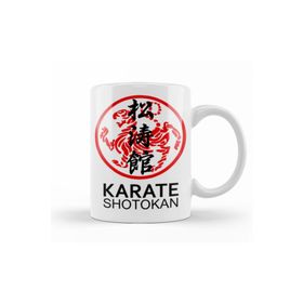 Baskı Dükkanı KB11060 Kung Fu Karate Shotokan Porselen Kupa Bardak
