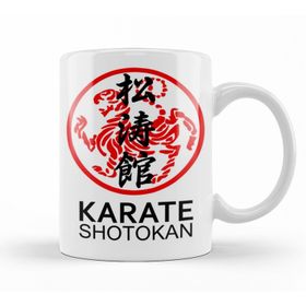 Baskı Dükkanı KB11060 Kung Fu Karate Shotokan Porselen Kupa Bardak