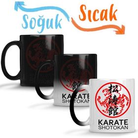 Baskı Dükkanı KB11060 Kung Fu Karate Shotokan Porselen Kupa Bardak