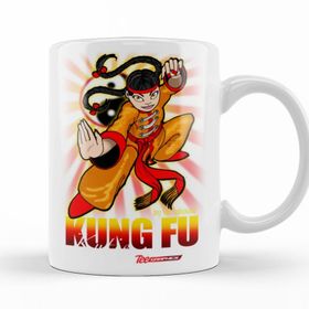 Baskı Dükkanı KB11062 Kung Fu Kutie Porselen Kupa Bardak