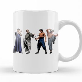 Baskı Dükkanı KB11063 Kung Fu Legends Porselen Kupa Bardak