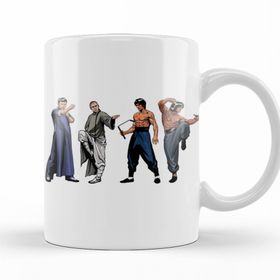 Baskı Dükkanı KB11063 Kung Fu Legends Porselen Kupa Bardak