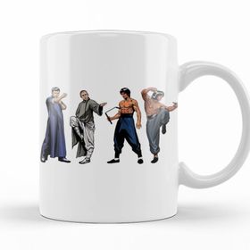 Baskı Dükkanı KB11063 Kung Fu Legends Porselen Kupa Bardak
