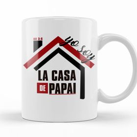 Baskı Dükkanı KB11071 La Casa De Papai Porselen Kupa Bardak