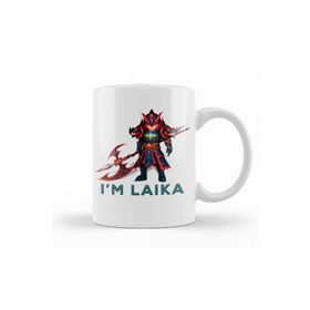 Baskı Dükkanı KB11079 Laika Dragon Knight Fire Summon Porselen Kupa Bardak