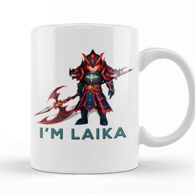 Baskı Dükkanı KB11079 Laika Dragon Knight Fire Summon Porselen Kupa Bardak