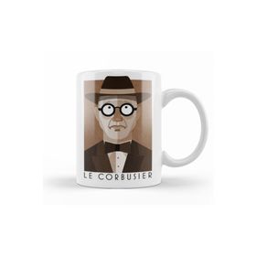 Baskı Dükkanı KB11087 Le Corbusier Porselen Kupa Bardak