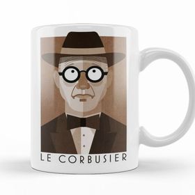 Baskı Dükkanı KB11087 Le Corbusier Porselen Kupa Bardak