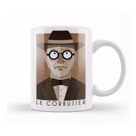 Baskı Dükkanı KB11087 Le Corbusier Porselen Kupa Bardak