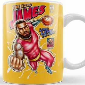 Baskı Dükkanı KB11092 Lebron James The King James Porselen Kupa Bardak