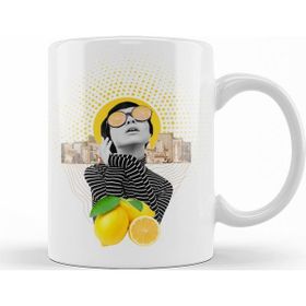 Baskı Dükkanı KB11107 Limone Day Porselen Kupa Bardak