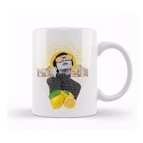 Baskı Dükkanı KB11107 Limone Day Porselen Kupa Bardak
