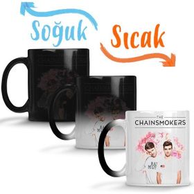 Baskı Dükkanı KB1111 The Chaınsmokers Porselen Kupa Bardak