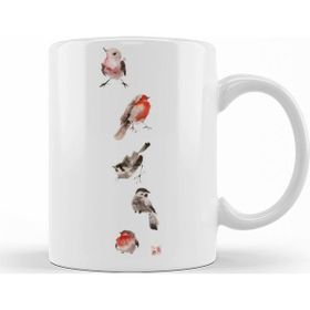 Baskı Dükkanı KB11114 Little Birds Porselen Kupa Bardak