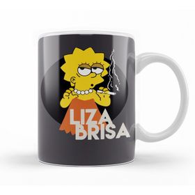 Baskı Dükkanı KB11115 Liza Briza Porselen Kupa Bardak