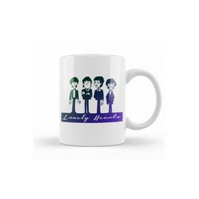 Baskı Dükkanı KB11120 Lonely Hearts The Beatles Porselen Kupa Bardak
