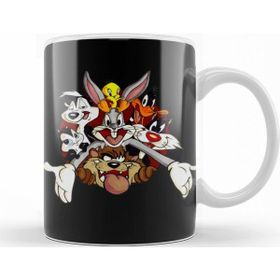 Baskı Dükkanı KB11130 Looney Tunes Çizgi Film Porselen Kupa Bardak