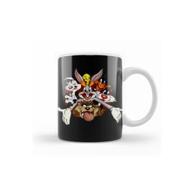 Baskı Dükkanı KB11130 Looney Tunes Çizgi Film Porselen Kupa Bardak