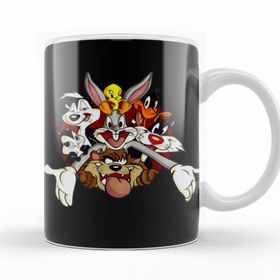 Baskı Dükkanı KB11130 Looney Tunes Çizgi Film Porselen Kupa Bardak