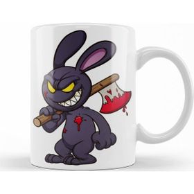 Baskı Dükkanı KB11132 Looney Tunes Evil Bunny Cartoon Porselen Kupa Bardak