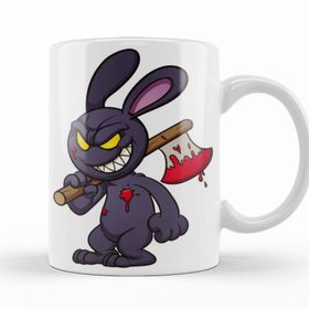 Baskı Dükkanı KB11132 Looney Tunes Evil Bunny Cartoon Porselen Kupa Bardak