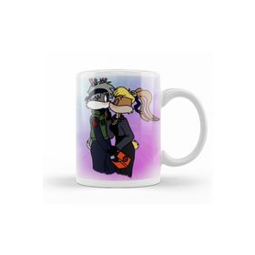 Baskı Dükkanı KB11134 Looney Tunes Lola Bunny And Bugs Porselen Kupa Bardak