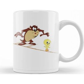 Baskı Dükkanı KB11135 Looney Tunes Looney Tweety Porselen Kupa Bardak
