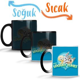 Baskı Dükkanı KB11135 Looney Tunes Looney Tweety Porselen Kupa Bardak