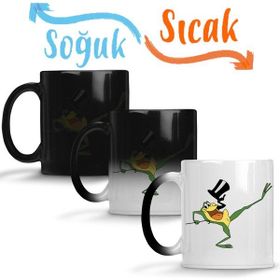 Baskı Dükkanı KB11136 Looney Tunes Magician Frog Porselen Kupa Bardak