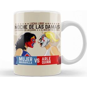 Baskı Dükkanı KB11164 Lucha Libre Ladies Night Porselen Kupa Bardak