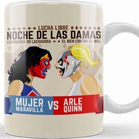 Baskı Dükkanı KB11164 Lucha Libre Ladies Night Porselen Kupa Bardak