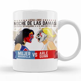 Baskı Dükkanı KB11166 Lucha Libre Ladies Night Porselen Kupa Bardak