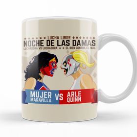 Baskı Dükkanı KB11166 Lucha Libre Ladies Night Porselen Kupa Bardak