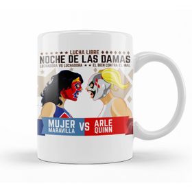 Baskı Dükkanı KB11166 Lucha Libre Ladies Night Porselen Kupa Bardak